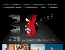 Tablet Screenshot of kleobeautyputney.com